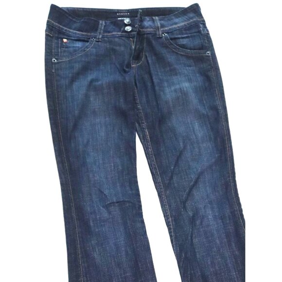 Hudson Jeans Dark Wash Bootcut 26 Clean Fit Street Classic Aesthetic - Picture 1 of 9